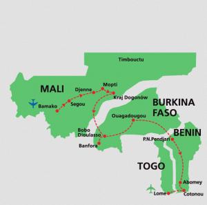 MALI - BURKINA FASO - BENIN - TOGO 2015