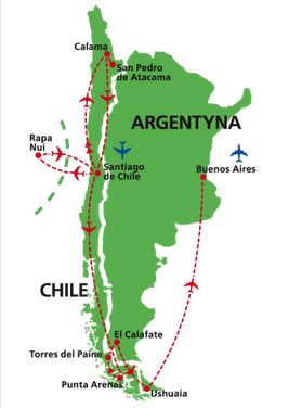 Weekend majowy w Chile + Argentyna
