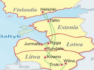 Wycieczka Bałtyckie białe noce Litwa, Łotwa, Estonia, Finlandia 2022