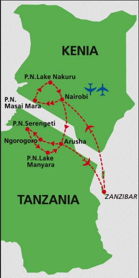 Kenia - Tanzania - Wyspa Zanzibar