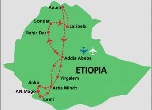ETIOPIA - Północ i Południe 2015