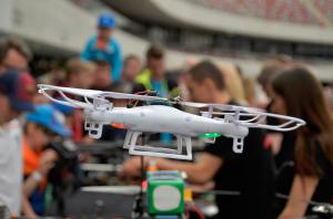 Uniejów  obóz z dronami