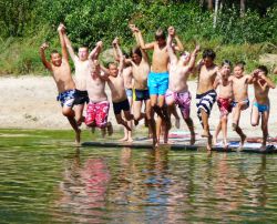 Obóz Mania poznawania grupa dziewcząt
