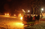 Sleigh ride in Ojcow National Park for small groups of 4 and 7 people with transport from Krakow