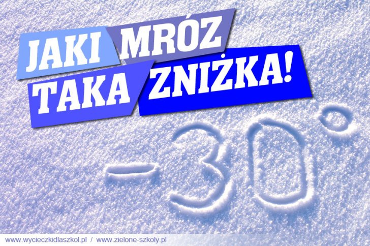 Promocja Jaki Mróz taka Zniżka