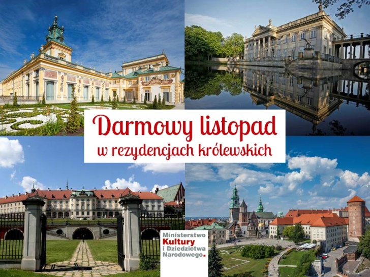Darmowy Listopad 2014 w Rezydencjach Królewskich