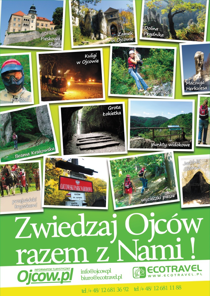 Wycieczki po Ojcowskim Parku Narodowym