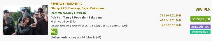 Zimowisko RPG