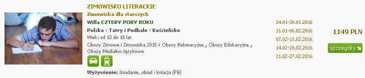 Zimowy Obóz Literacki