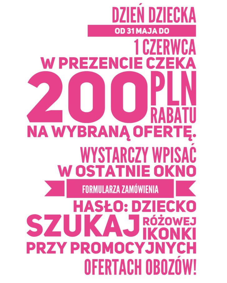 Promocje na Dzień Dziecka 2016