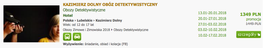 Obóz Detektywistyczny w Kazimierzu Dolnym