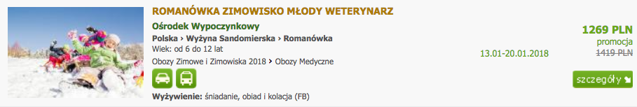 Zimowisko Młody Weterynarz