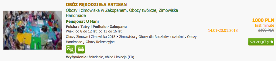 Obóz Rękodzieła Artisan