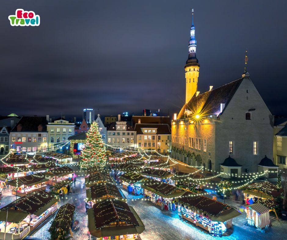 Jarmarki Bożonarodzeniowe w Miastach Europy Estonia Tallin