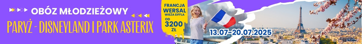 Obóz Młodzieżowy Zakręcony Paryż - Disneyland i Park Asterix 2025